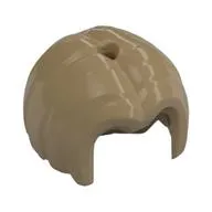 Hair Mid Length, Parted with Hole