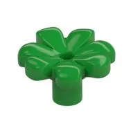 Plant, Flower, Minifig Accessory with 7 Thick Petals and Pin