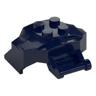 Large Figure Cover 4 x 3 x 2 with Bar, 4 Studs, Ridged