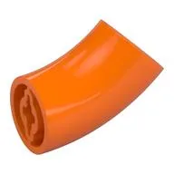 Brick Round 2 x 2 D. Tube with 45° Elbow and Axle Holes (Crossholes) at Each End [LONG]