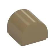 Brick Curved 1 x 1 x 2/3 Double Curved Top, No Studs