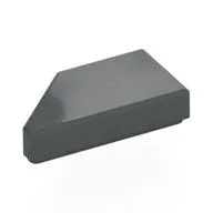 Tile 1 x 2 with Stud Notch Right