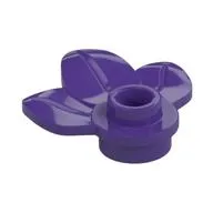 Plant, Plate 1 x 1 Round with 3 Leaves