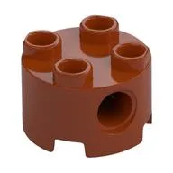 Brick Round 2 x 2, Pin Holes