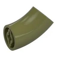 Brick Round 2 x 2 D. Tube with 45° Elbow and Axle Holes (Crossholes) at Each End [LONG]