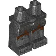 Hips and Pearl Titanium Legs with Silver Armor, Reddish Brown Legs print