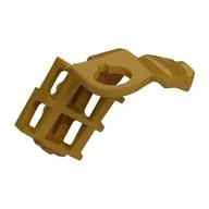 Minifig Neckwear Armor Shoulder Pad Single with Scabbard for 2 Katanas, Wedge