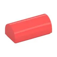 Brick Curved 1 x 2 x 2/3 Double Curved Top, No Studs