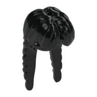 Hair, Long with 2 Braided Tails
