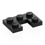 Plate 2 x 3 with 1 x 1 Cutout
