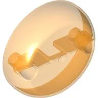 Dome Hemisphere 7 x 7 with 2 Pin Holes [Plain]