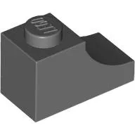 Brick Curved 2 x 1 with Inverted Cutout