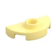 Plate Round 1 x 2 Half Circle with Stud (Jumper)