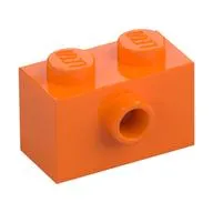 Brick Special 1 x 2 with 1 Center Stud on 1 Side, Bottom Stud Holder
