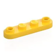 Plate Special 1 x 4 Rounded with 2 Open Studs