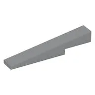 Slope 1 x 6 x 1 with 1 x 2 x 1/3 Cutout