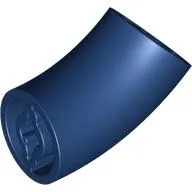 Brick Round 2 x 2 D. Tube with 45° Elbow and Axle Holes (Crossholes) at Each End [LONG]