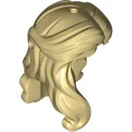 Hair, Long Wavy with Lock on Side