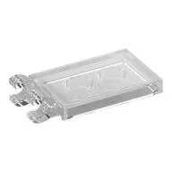 Tile Special 2 x 3 with 2 Clips without Tab between Clips