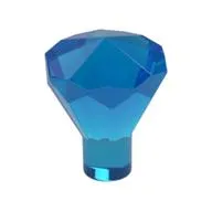 Rock 1 x 1 Jewel / Gem 24 Facet