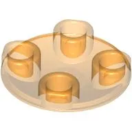 Plate Round 2 x 2 with Rounded Bottom [Boat Stud]