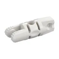 Hinge Cylinder 1 x 3 Locking with 1 Finger and 2 Fingers On Ends, with Hole, 7 Teeth