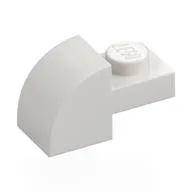 Brick Curved 1 x 2 x 1 with Curved Top