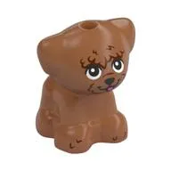 Animal, Dog Pup with Medium Nougat Fur, Tongue print
