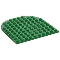 Plate 10 x 10 with Rounded End