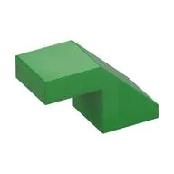 Brick Sloped 45° 2 x 1 with 2/3 Inverted Cutout and no stud