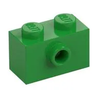 Brick Special 1 x 2 with 1 Center Stud on 1 Side, Bottom Stud Holder