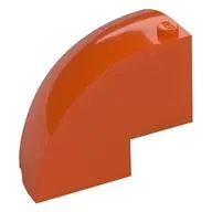 Brick Round Corner 5 x 5 x 3 1/3 Quarter Dome Top [Plain]