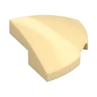 Brick Round Corner, Curved 2 x 2 x 2/3 Quarter Circle