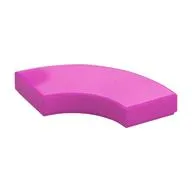 Tile 2 x 2 Curved, Macaroni