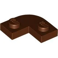 Plate Round Corner 2 x 2 with 1 x 1 Cutout