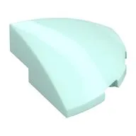 Brick Round Corner, Curved 3 x 3 x 1 Quarter Circle