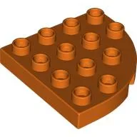 Duplo Plate Round Corner 4 x 4