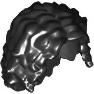 Hair Long Tousled with Center Part