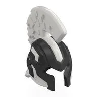 Helmet with Crest Pearl Titanium Pattern