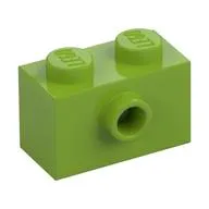 Brick Special 1 x 2 with 1 Center Stud on 1 Side, Bottom Stud Holder