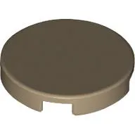 Tile Round 2 x 2 with Bottom Stud Holder