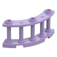 Fence Spindled 4 x 4 x 2 Quarter Round with 3 Studs