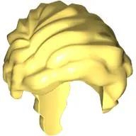 Hair Curly with Thin Braid