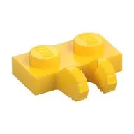 Hinge Plate 1 x 2 Locking with 2 Fingers on Side, 7 Teeth