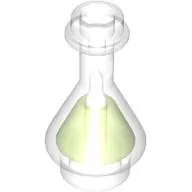 Equipment Bottle / Erlenmeyer Flask with Trans-Bright Green Fluid Pattern