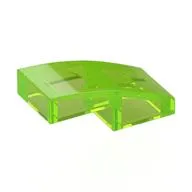 Slope Curved 2 x 1 No Studs [1/2 Bow]