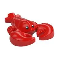 Animal, Lobster with Large Black Eyes with White Pupils Print