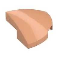 Brick Round Corner, Curved 2 x 2 x 2/3 Quarter Circle