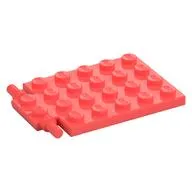 Plate Special 4 x 6 with Trap Door Hinge [Long Pins]