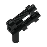 Weapon Gun / Pistol Two Barrel, 8 Ribs